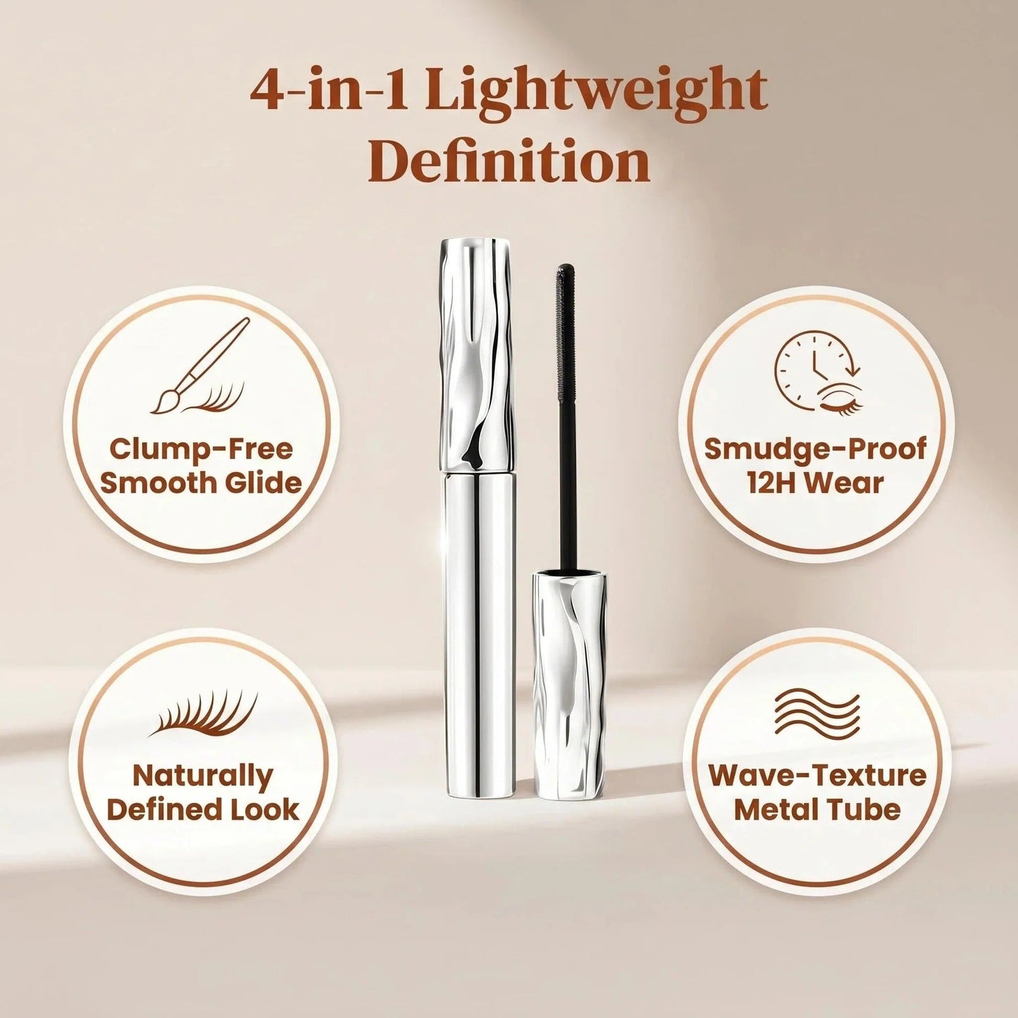 ✨Ultimate Waterproof & Sweatproof Lengthening & Curling Mascara👁️