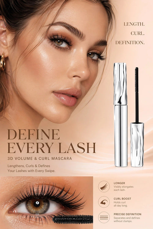 ✨Ultimate Waterproof & Sweatproof Lengthening & Curling Mascara👁️