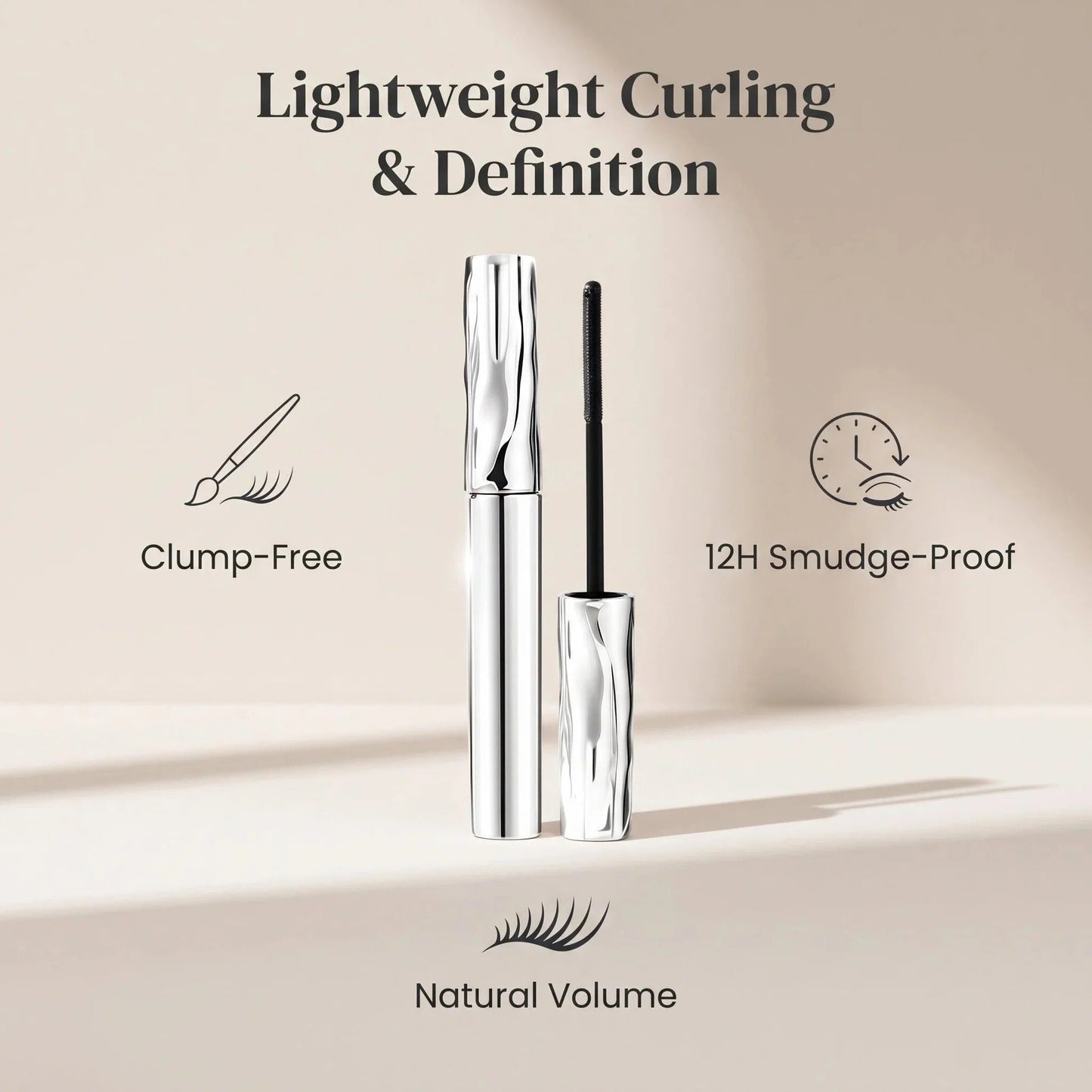 ✨Ultimate Waterproof & Sweatproof Lengthening & Curling Mascara👁️