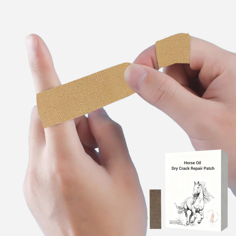 ⏰ Horse Oil Hand & Feet Repair Patch |  Intensive Hydration for Dry Cracked Skin, Long-Lasting Relief | Perfect Winter Care Gift Set ✨