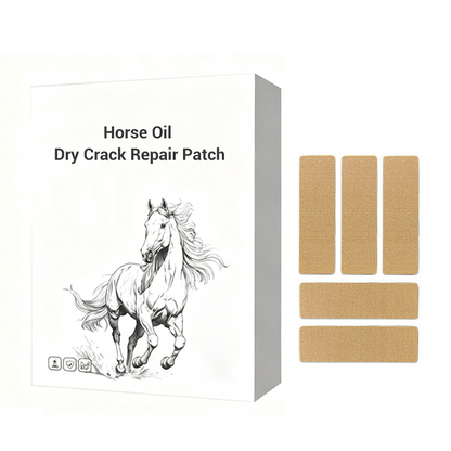 ⏰ Horse Oil Hand & Feet Repair Patch |  Intensive Hydration for Dry Cracked Skin, Long-Lasting Relief | Perfect Winter Care Gift Set ✨